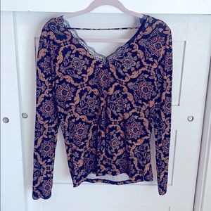 🖤 Daytrip Boho Long Sleeve Lace Top 🖤